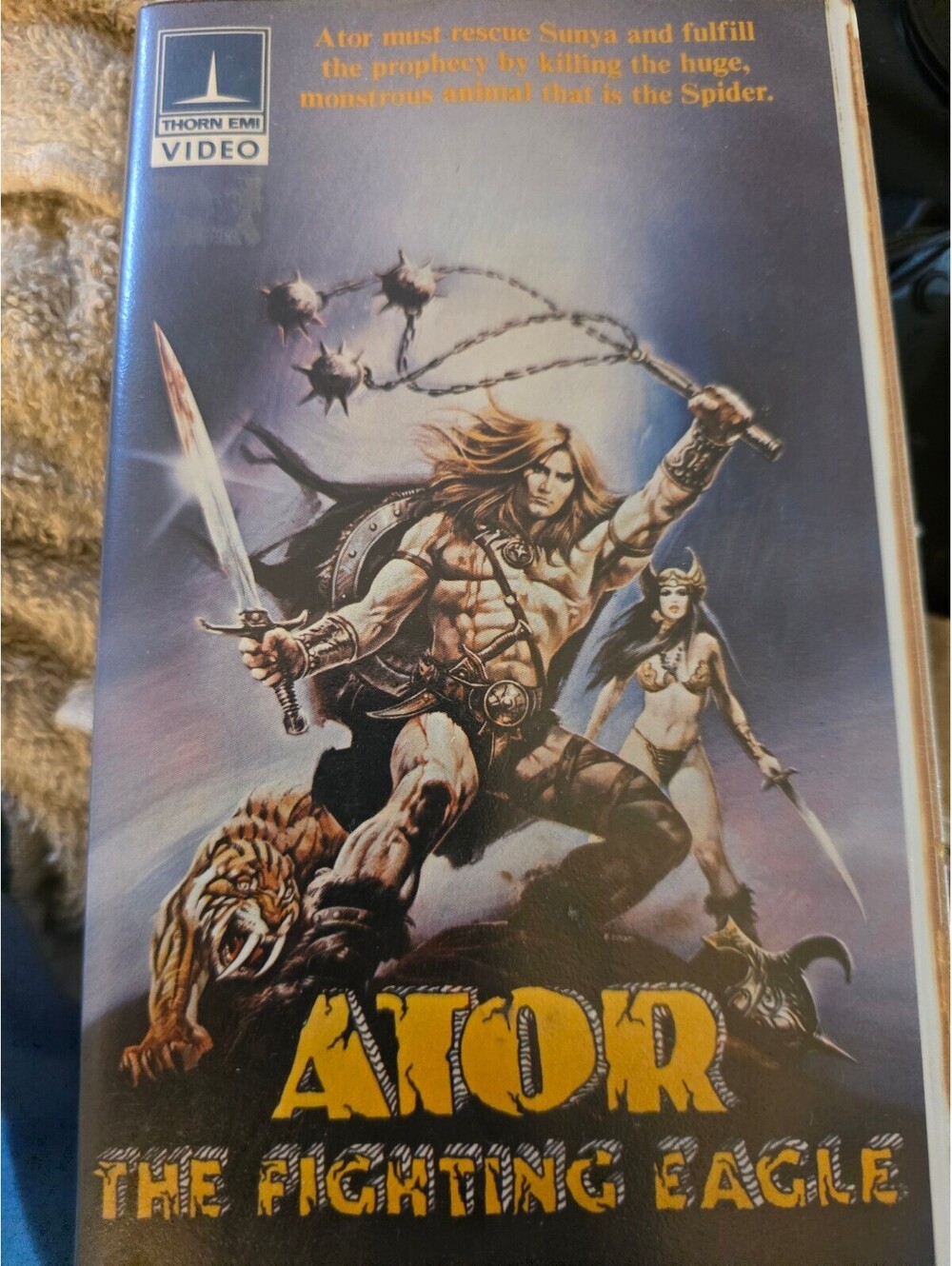 Ator The Fighting Eagle VHS Tape Movie 1983